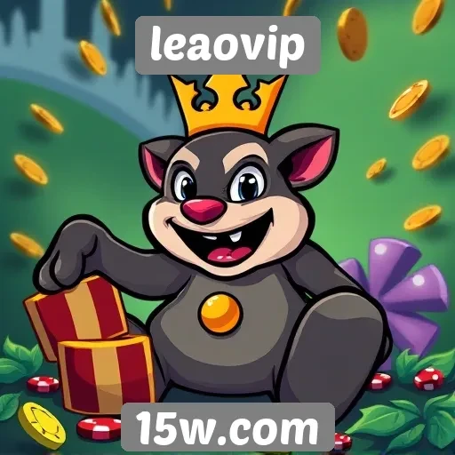 Opcões de jogos disponíveis no site leaovip